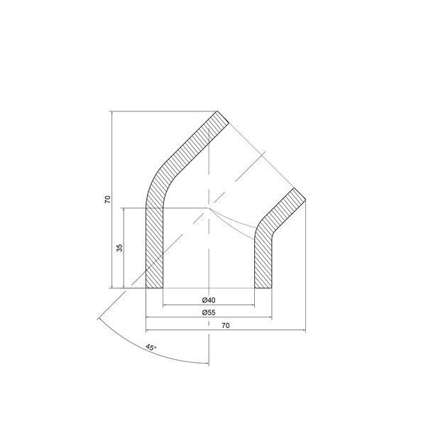 Кутик PPR Thermo Alliance 40, 45&deg; SD00029401 фото