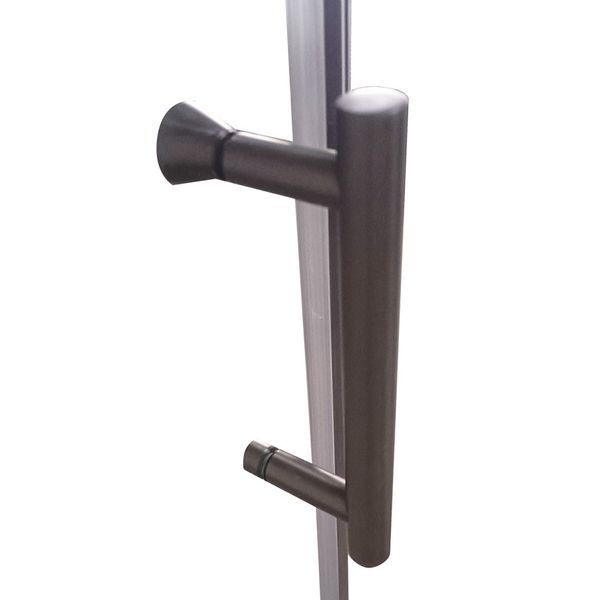 Душова кабіна без піддону Koer SR SC03 90x90 см, скло Easy Clean 6 мм, графіт (KR5359) KR5359 фото