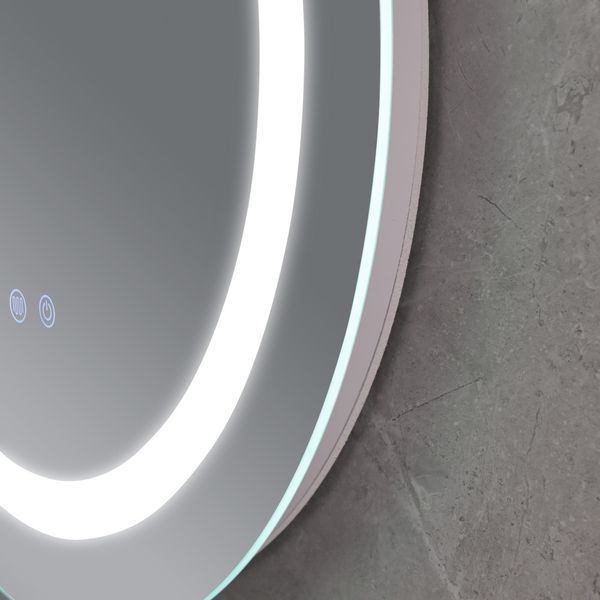 Дзеркало Mixxus PLAIN MC03-60 з LED Touch, Anti-fog, димером, регулюванням яскравості (MI6662) MI6662 фото