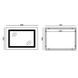 Дзеркало Mixxus Light MR01-70x50 (годинник, LED-підсвітка, антизапотівання) (MI6000) MI6000 фото 2