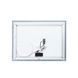 Дзеркало Qtap Stork 800х600 з LED-підсвічуванням Touch, лінза, цифровий годинник, диммер, рег. яскравості QT157814226080W SD00045741 фото 5