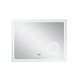 Дзеркало Qtap Stork 800х600 з LED-підсвічуванням Touch, лінза, цифровий годинник, диммер, рег. яскравості QT157814226080W SD00045741 фото 4
