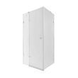 Душевая кабина Qtap Capricorn CRM1018RC6 100х80 см, стекло Clear 6 мм, CalcLess, без поддона, хромированный