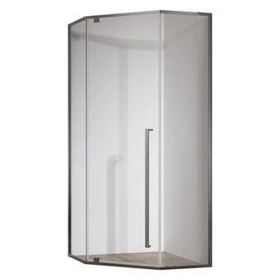 Душова кабіна без піддона Koer SR SC06-90x90 см, прозоре скло 8мм, графіт, Easy Clean (KR5366) KR5366 фото