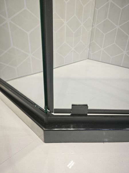 Душевая кабина без поддона Koer SR SC06-90x90 см, прозрачное стекло 8мм, графит, Easy Clean (KR5366) KR5366 фото