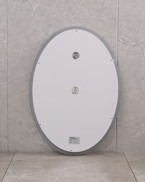 Дзеркало Mixxus Plain MV02-50x70 (годинник, LED-підсвічування, антизапотівка) (MI6010) MI6010 фото
