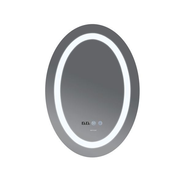 Дзеркало Mixxus Plain MV02-50x70 (годинник, LED-підсвічування, антизапотівка) (MI6010) MI6010 фото