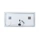 Дзеркало Qtap Stork 1400х700 з LED-підсвічуванням Touch, лінза, цифровий годинник, диммер, рег. яскравості QT1578142270140W SD00045744 фото 5