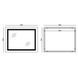 Дзеркало Mixxus STYLE MR13-90x70-REVERSE із LED Touch, Anti-fog, димером, регулюванням яскравості (MI6667) MI6667 фото 4
