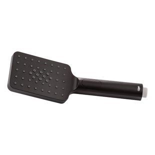 Лійка для ручного душу Qtap Rucni 120х80 мм прямокутна QTRUCA121N3KBB Black Matt, 3 режими струї, ABS пластик SD00041919 фото