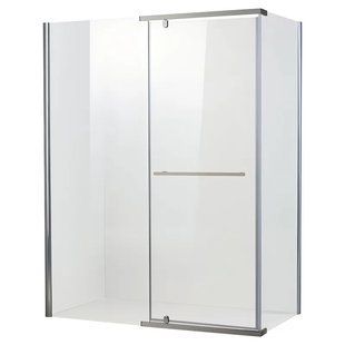 Душова кабіна Koer SR SC01 120x80 см без піддону з прозорим склом 8мм, хром (KR5353) KR5353 фото