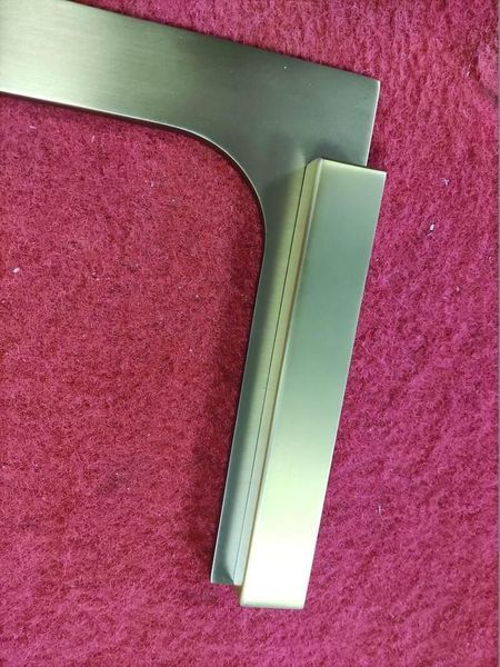 Душова перегородка Koer SR SP02-100x200-TR-12 Walk-In, скло 8мм, матове золото (KR5396) KR5396 фото