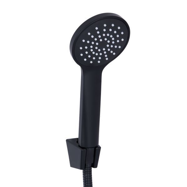 Змішувач для ванни Lidz Latwa 006 (з душовим гарнітуром) (k35) LDLAT006BLA45419 Black SD00051543 фото