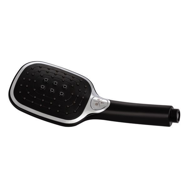 Змішувач для ванни Qtap Grand (з душовим гарнітуром) QTGRABCR006 Chrome/Black, латунь, одноважільний SD00039606 фото