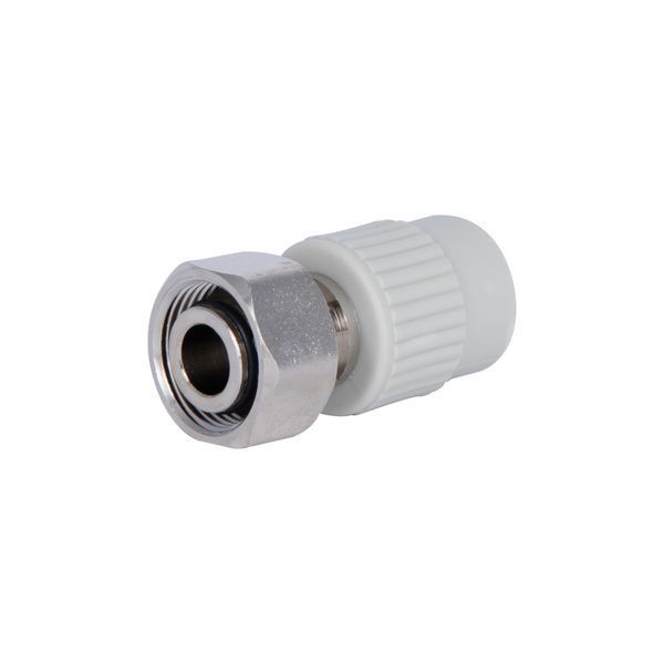 Муфта під Євроконус PPR із накидною гайкою Thermo Alliance 20х3/4" ВР з латунним штоком SD00051637 фото