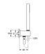 Душевая система скрытого монтажа Grohe Grohtherm Smartcontrol с термостатом, хром (26405SC2) 26405SC2 фото 3