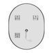 Дзеркало Mixxus Premium ELLIPSE MV05-90x70-REVERSE (LED Touch, Anti-fog, димер (3-6,5kK)) (MP6644) MP6644 фото 5