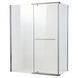 Душова кабіна Koer SR SC01 120x80 см без піддону з прозорим склом 8мм, хром (KR5353) KR5353 фото 1