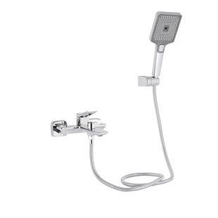 Смеситель для ванны Qtap Presto (c душевым гарнитуром) QTPRE259CRM45574 Chrome, однорычажный, латунь SD00051698 фото