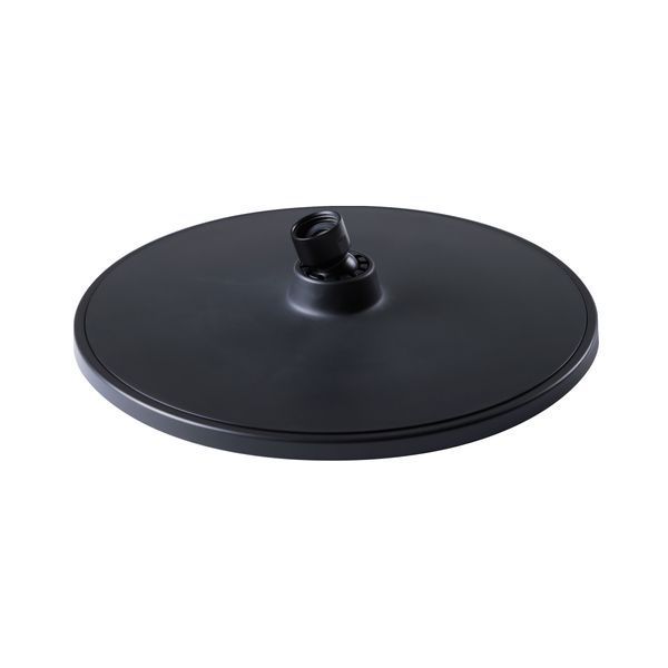 Лійка для верхнього душу Qtap Hlavova 230 мм кругла QTHLAVA228O1ZBB Black Matt, матеріал латунь, кругла форма SD00041913 фото