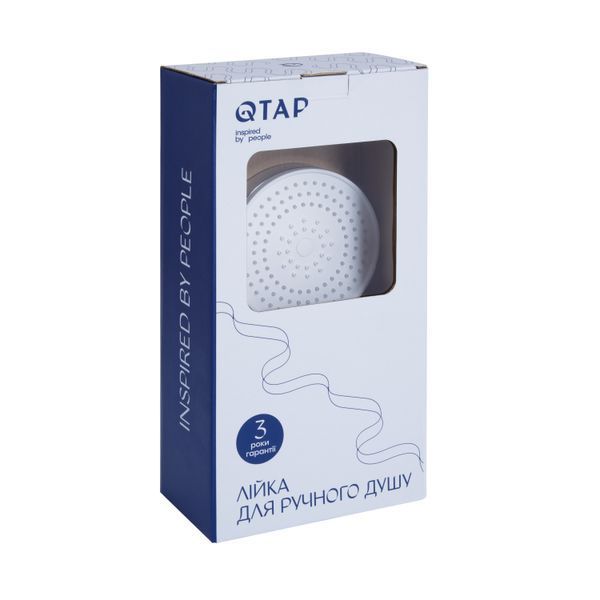 Лейка для ручного душа Qtap Rucni D 130 мм округлая QTRUC125CRM45950 Chrome SD00052074 фото
