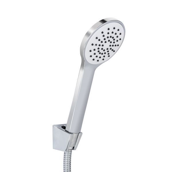 Змішувач для душу Lidz Latwa 010 (з душовим гарнітуром) (k40) LDLAT010WHI45426 White, одноважільний SD00051550 фото