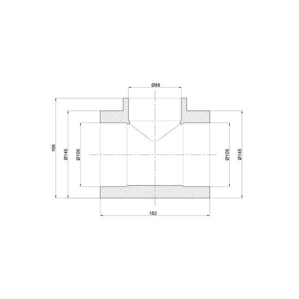 Трійник PPR Thermo Alliance 110х90х110 SD00029385 фото