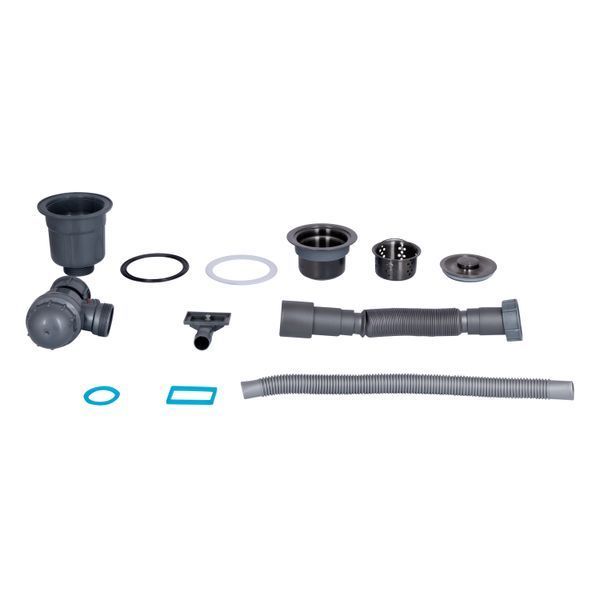 Мийка для кухні інтегрована Lidz Handmade H6350BR крило праворуч (LDH6350BRPVD45590) Brushed Black PVD 3,0/1,0 мм SD00051714 фото