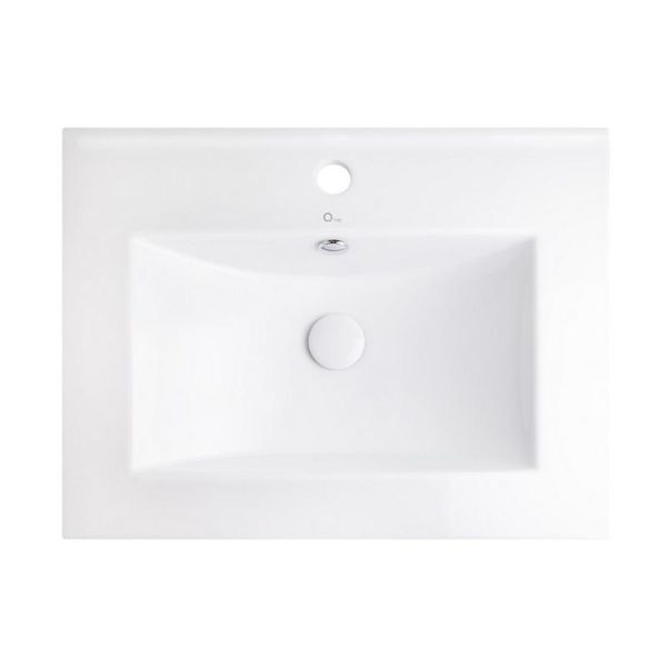 Комплект Qtap Albatross 605х825х460 White тумба підлогова + раковина урізна QT0171TN600D3060CW SD00036095 фото