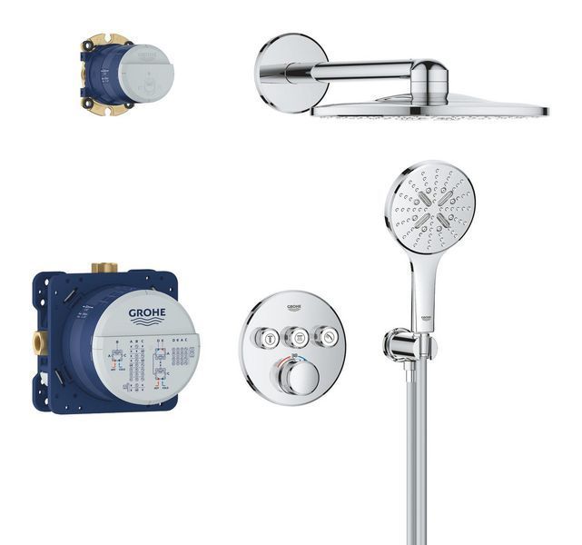 Душова система прихованого монтажу GROHE Grohtherm SmartControl з термостатом (34863000) 34863000 фото