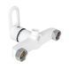 Змішувач для душу Lidz Latwa 010 (з душовим гарнітуром) (k40) LDLAT010WHI45426 White, одноважільний SD00051550 фото 3