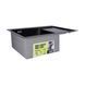 Мийка для кухні інтегрована Lidz Handmade H6350BR крило праворуч (LDH6350BRPVD45590) Brushed Black PVD 3,0/1,0 мм SD00051714 фото 10