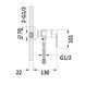 Змішувач для душу Lidz Latwa 010 (з душовим гарнітуром) (k40) LDLAT010WHI45426 White, одноважільний SD00051550 фото 2