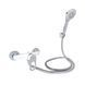 Змішувач для душу Lidz Latwa 010 (з душовим гарнітуром) (k40) LDLAT010WHI45426 White, одноважільний SD00051550 фото 1