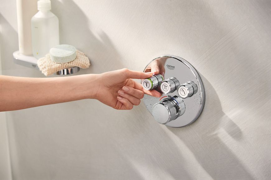 Душова система прихованого монтажу GROHE Grohtherm SmartControl з термостатом (34863000) 34863000 фото