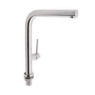 Змішувач для кухні Qtap Zdenek QTZDN9032103FC Brushed Nickel PVD, одноважільний, поворотний вилив SD00042912 фото