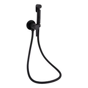 Набор для душа гигиенического Qtap Inspai-Varius округлый QTINSVARBСRV00440001 Black Matt SD00035723 фото