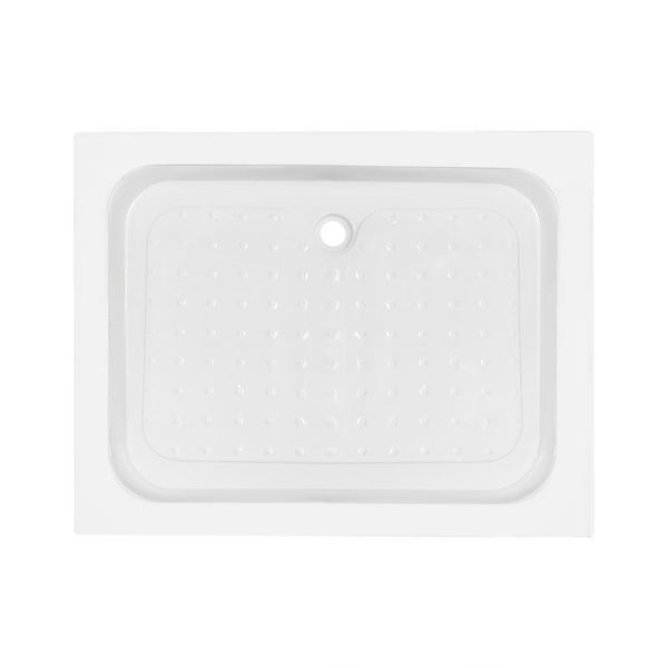 Душова кабіна Lidz Wawel SC100x80.SAT.LOW.FR, скло Frost 5 мм + Lidz Душовий піддон KAPIELKA ST100x80х14 SD00051439 фото