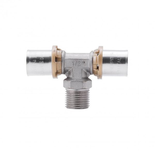 Трійник прес Icma 20х1/2"х20 ЗР №407 SD00009349 фото