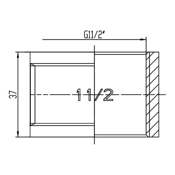 Муфта SD Forte 1" 1/2 ВВ SF35640 SD00002546 фото