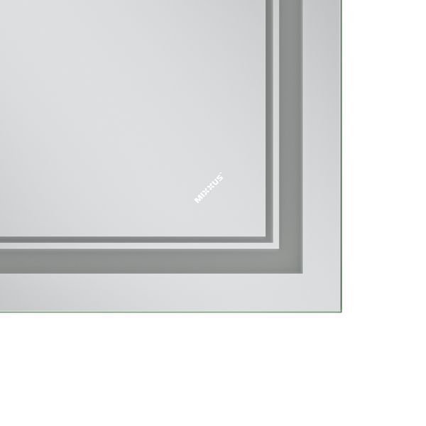 Дзеркало Mixxus Premium QUADRO MR20-80x60-REVERSE (LED Touch, Anti-fog, димер) (MP6619) MP6619 фото