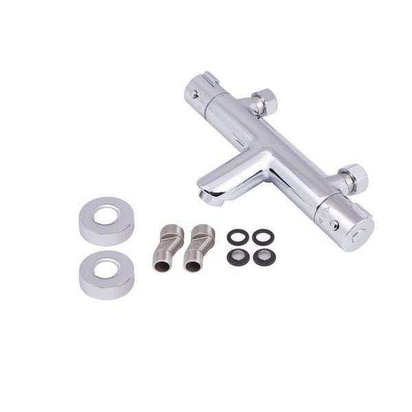 Смеситель для ванны Qtap Inspai-Therm термостатический QTINSCRMT300800 Chrome SD00047504 фото