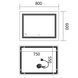 Дзеркало Mixxus Premium QUADRO MR20-80x60-REVERSE (LED Touch, Anti-fog, димер) (MP6619) MP6619 фото 3
