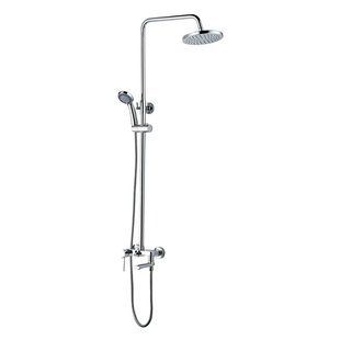Душова колонка MIXXUS PREMIUM BENEDICT 009-J з змішувачем, латунь, короткий вилив, хром (MI5832) MI5832 фото
