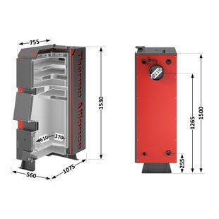 Котел твердопаливний сталевий Thermo Alliance Vulcan V 4.0 SF 35 SD00051326 фото