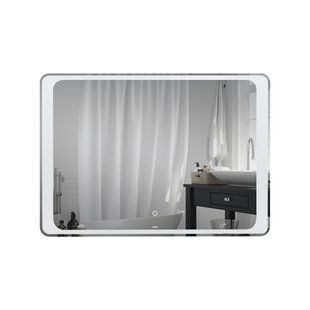 Дзеркало Qtap Leo 1000х700 з LED-підсвічуванням Touch, диммер, рег. яскравості QT1178141870100W SD00045754 фото