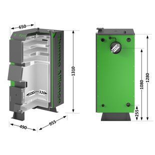 Котел твердопаливний сталевий Thermo Alliance Ferrum Plus V 4.0 FSF+ 20 SD00051321 фото