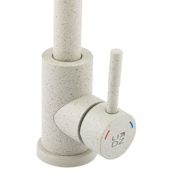 Змішувач для кухні Lidz Aria 015F (k35) LDARI015FGRE34950 Grey, одноважільний, поворотний вилив SD00041054 фото