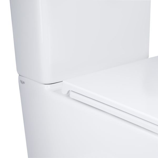Унітаз підлоговий Qtap Tern Ultra Quiet безобідковий з сидінням Soft-Close QT17222175AUQ1W Білий, компактний SD00051948 фото