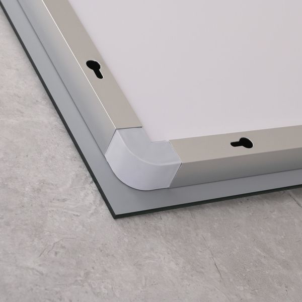 Дзеркало Mixxus WARM MR02-80x80 з LED Touch, Anti-fog, димером, регулюванням яскравості, годинником MI6934 фото